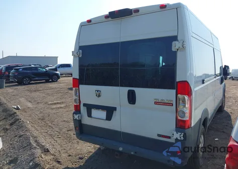 2015 Ram Promaster 2500 High Roof z USA, uszkodzony, nr VIN 3C6TRVDD6FE500152